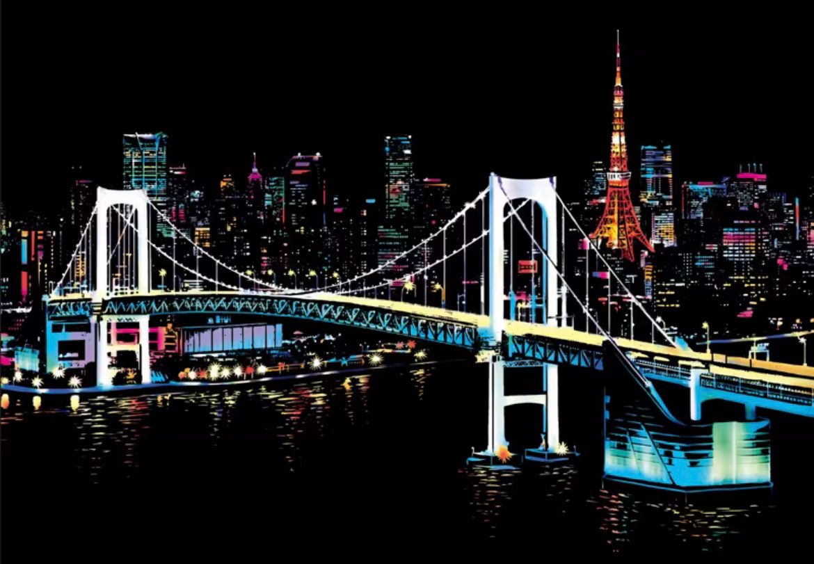 Scratch Colorful City 3 - Tokyo (40.5*28.5)