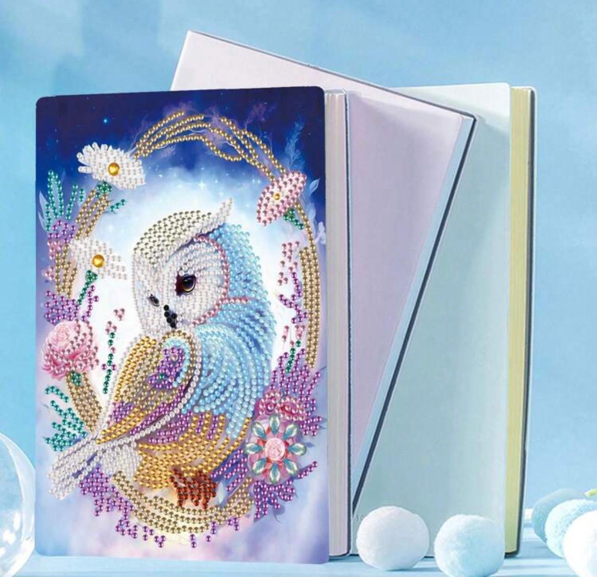 Owl diamond painting notebook (15*21)
