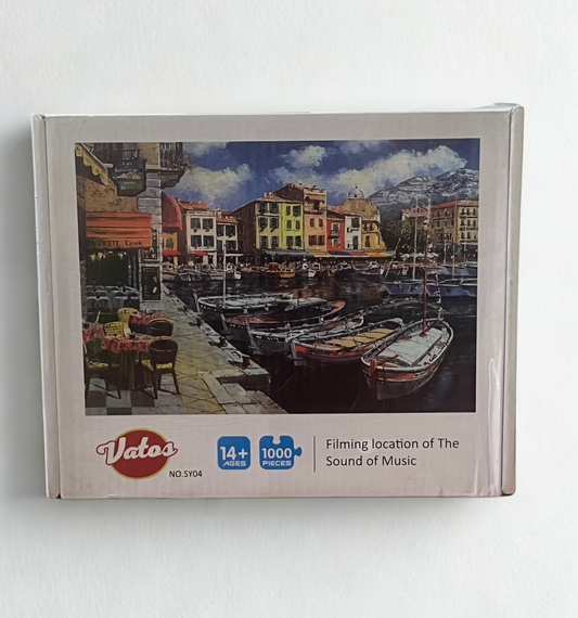 Cafe in Cassis - puzzle 1000 pcs