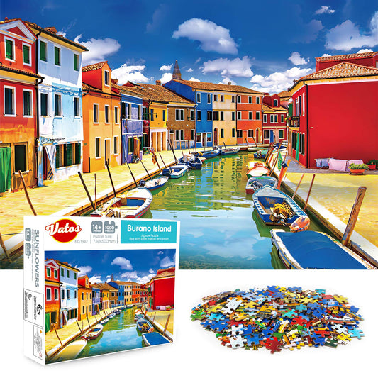 Burano Island jigsaw puzzle 1000 pcs