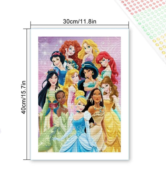 Disney Princesses diamond painting (30*40)