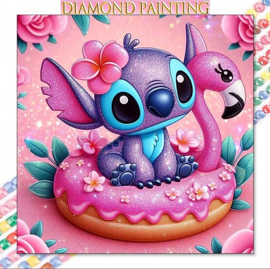 Disney stitch diamond painting (30*30)