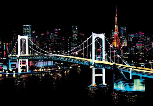 Scratch Colorful City 3 - Tokyo (40.5*28.5)