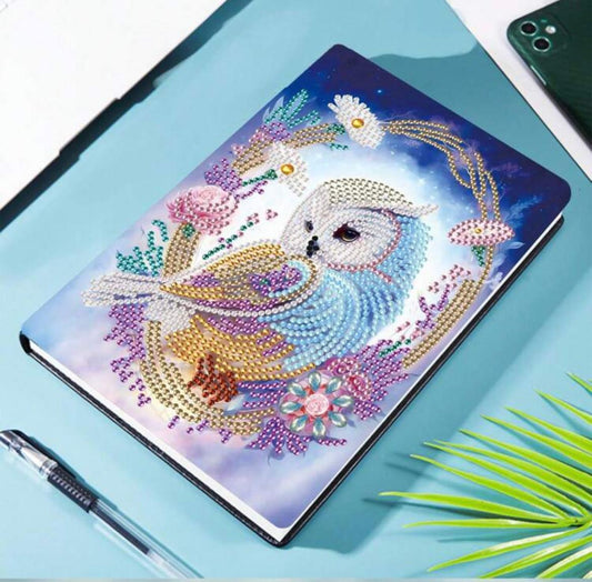 Owl diamond painting notebook (15*21)