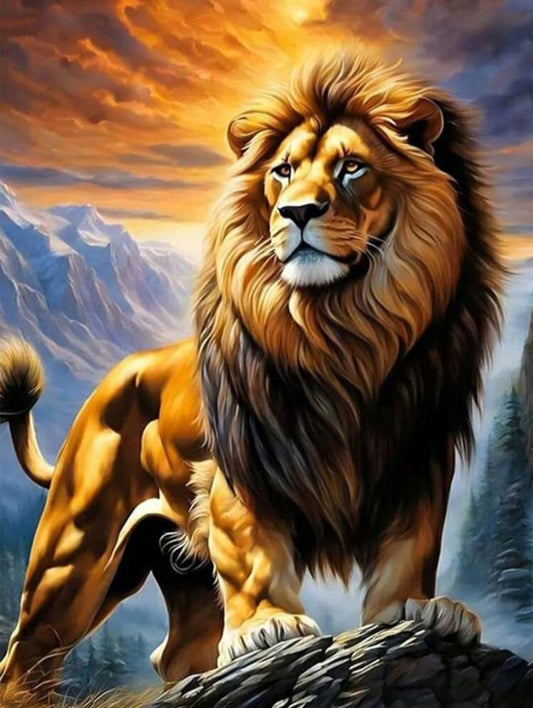 Lion diamond painting (30*40)