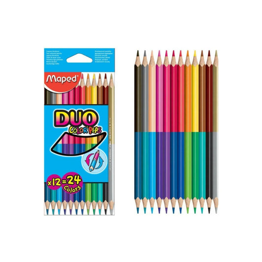 Maped Duo color'peps (12=24 colors)